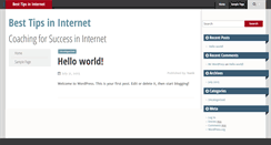 Desktop Screenshot of best-tips-internet.com